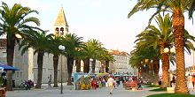 In Trogir genossen wir das Ambiente der Altstadt.